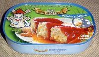 PIMIENTO RELLENO BACALAO+GAMBAS MOLINICO 260 GRS