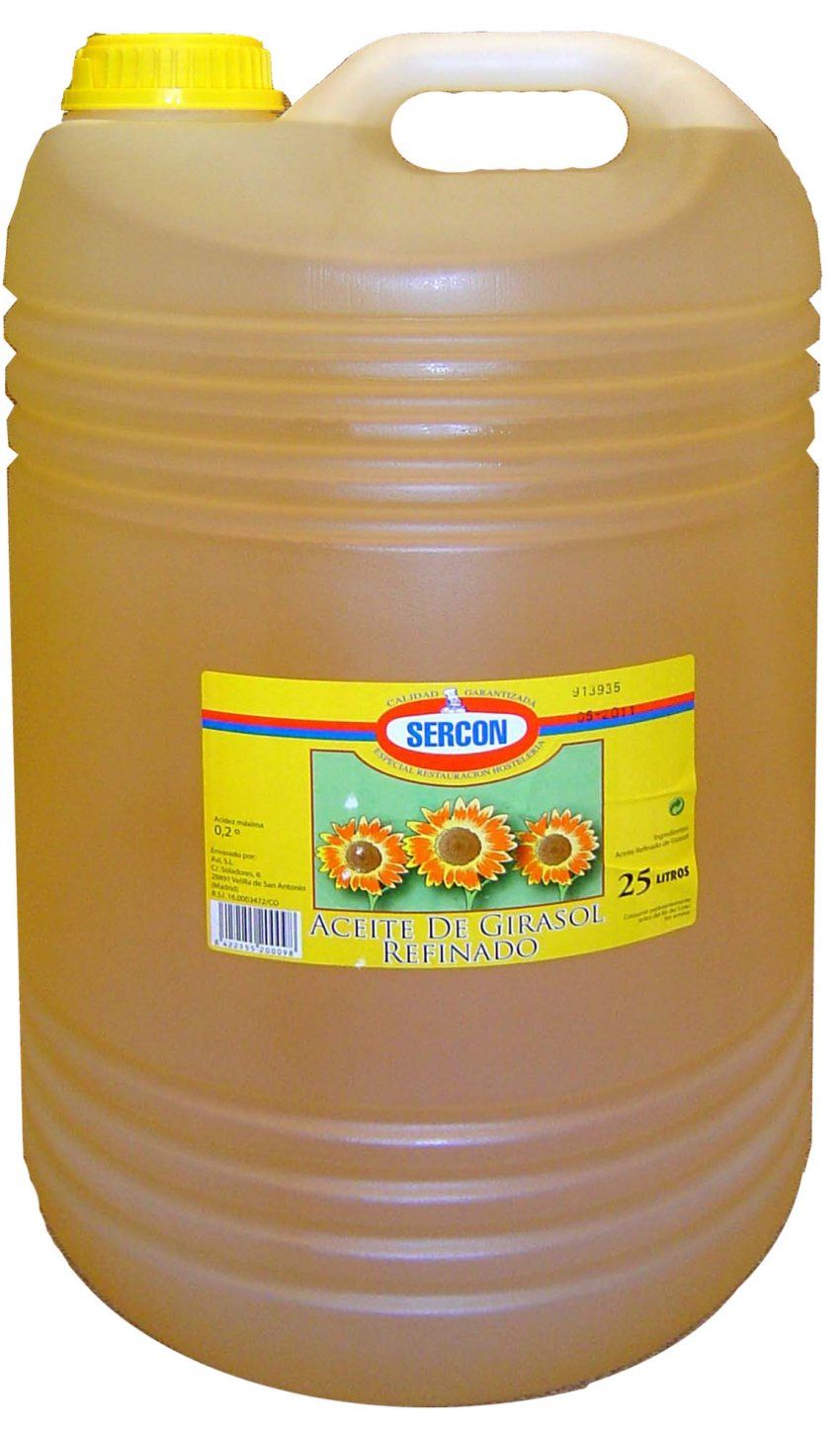 ACEITE GIRASOL SERCON 25 L.