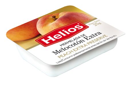 MERMELADA MELOCOTÓN HELIOS 25 GR