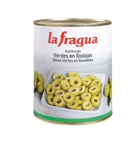 Aceituna Verde Laminada La Fragua LAta 3kg Distribuidor en Salamanca