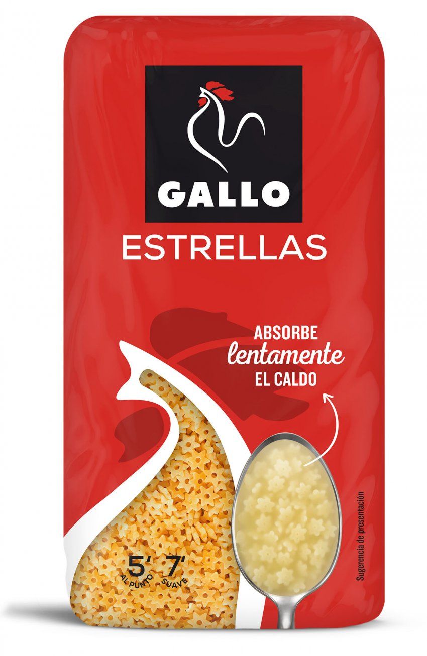 SOPA ESTRELLAS GALLO 450 GR