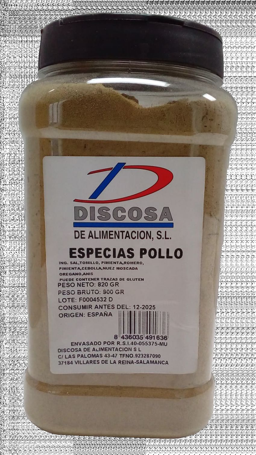 ESPECIAS POLLO BOTE INDUSTRIAL