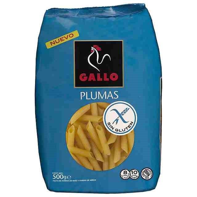 PLUMAS SIN GLUTEN GALLO 450 GR