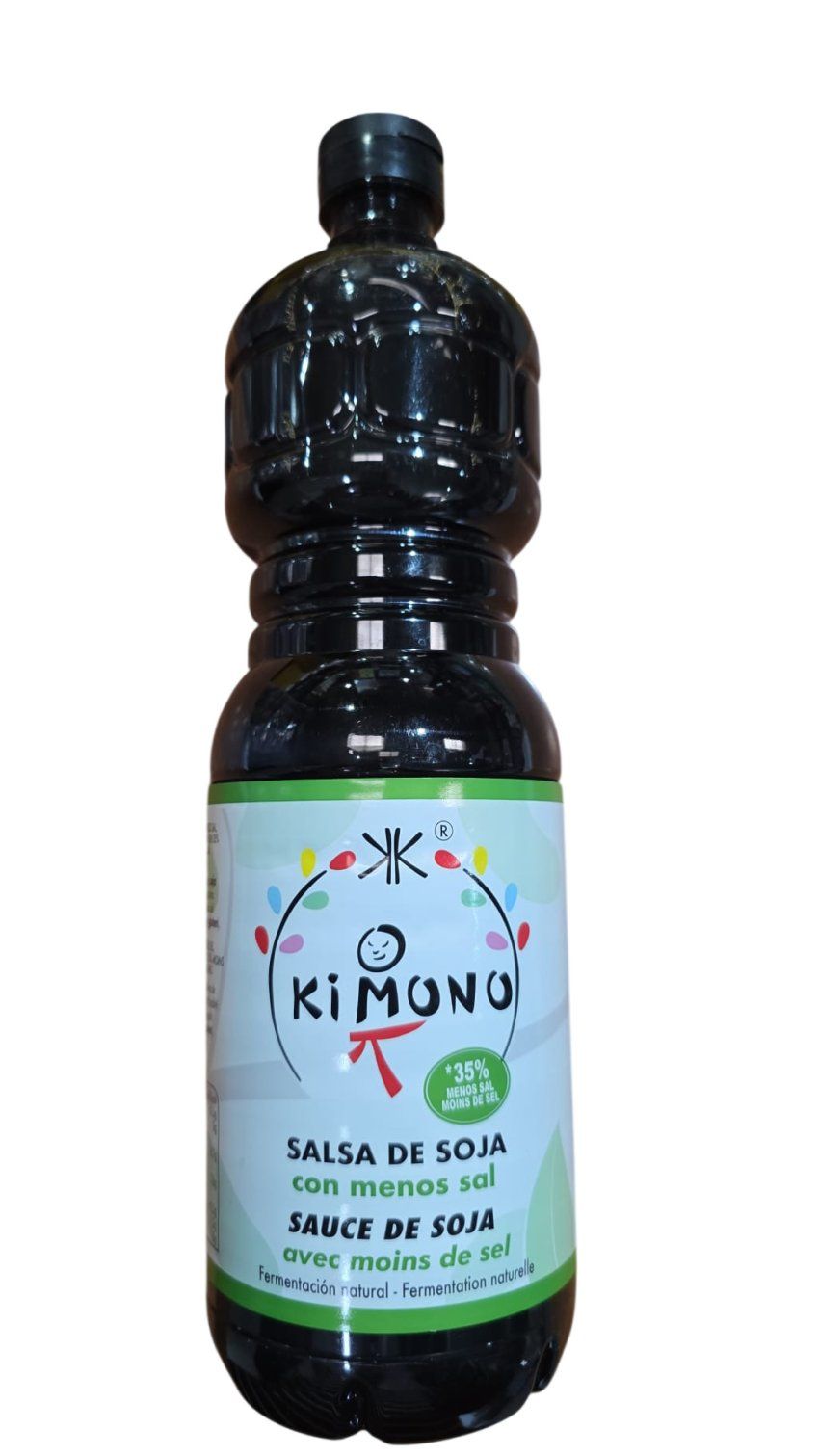 SALSA DE SOJA KIMONO BAJA EN SAL 1 LT.