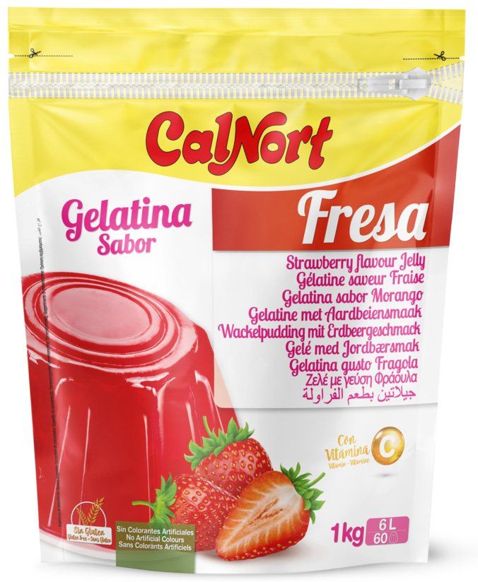 GELATINA FRESA CALNORT 1 KG.