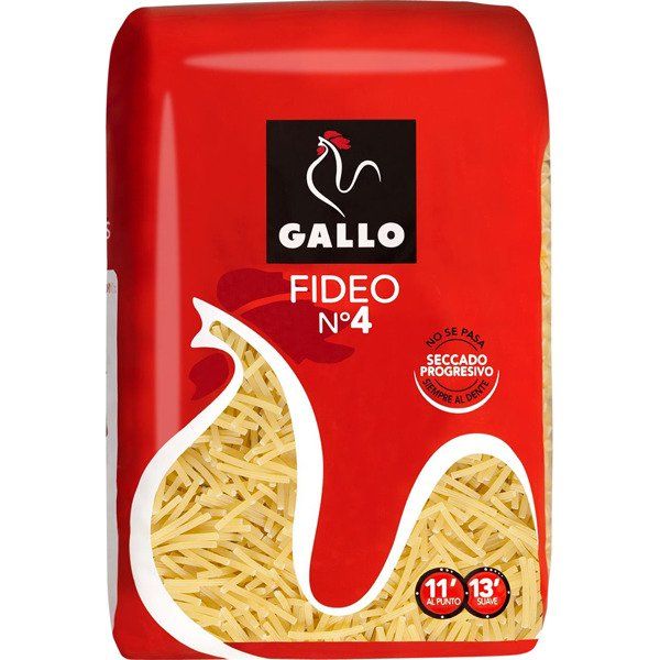 FIDEO FINO Nº4 GALLO 450 GR.