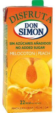 ZUMO S/AZÚCAR MELOCOTÓN DISFRUTA 1 LT.