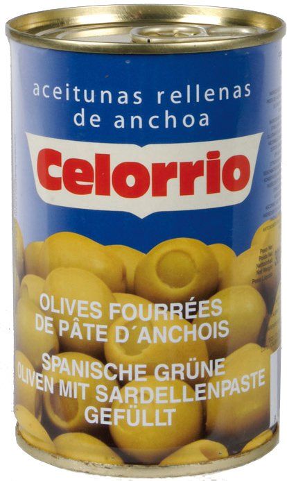 ACEITUNAS RELLENAS CELORRIO 1/2 KG.