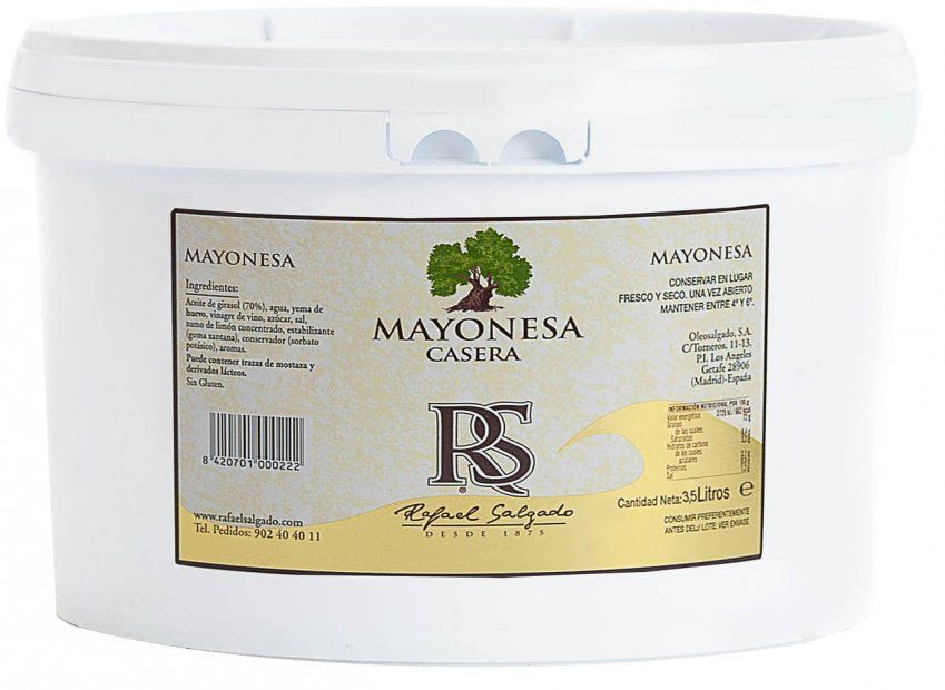 MAHONESA R.SALGADO CASERA CUBO 3.5 KG