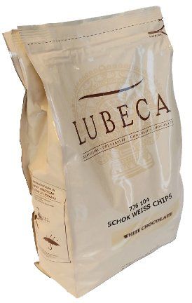 COBERTURA DE CHOCOLATE BLANCO LUBECA 2.5 KG.