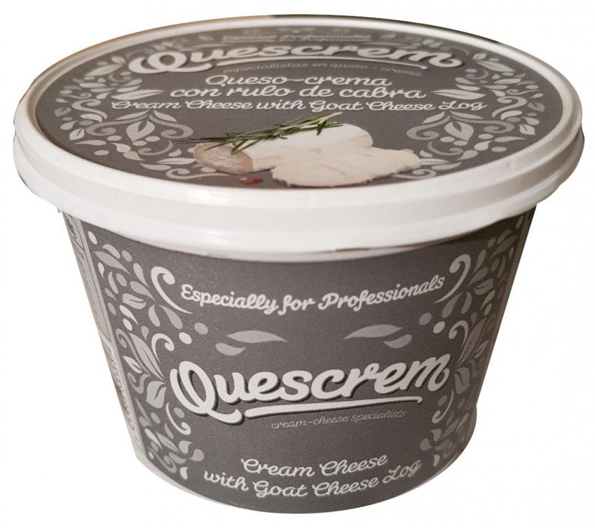 QUESO CREMA QUESCREM CON RULO DE CABRA