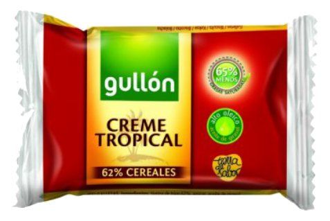 GALLETA CREME TROPICAL GULLÓN 4 UDS