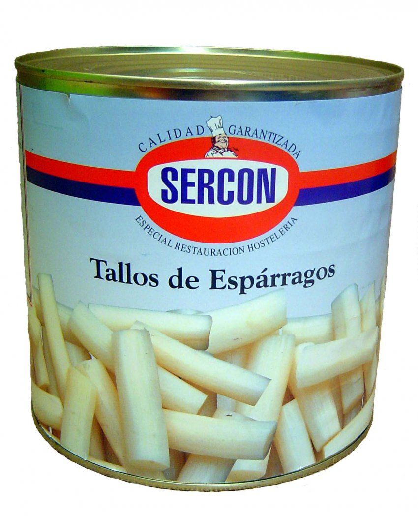 TALLOS DE ESPÁRRAGOS SERCON 3 KG.