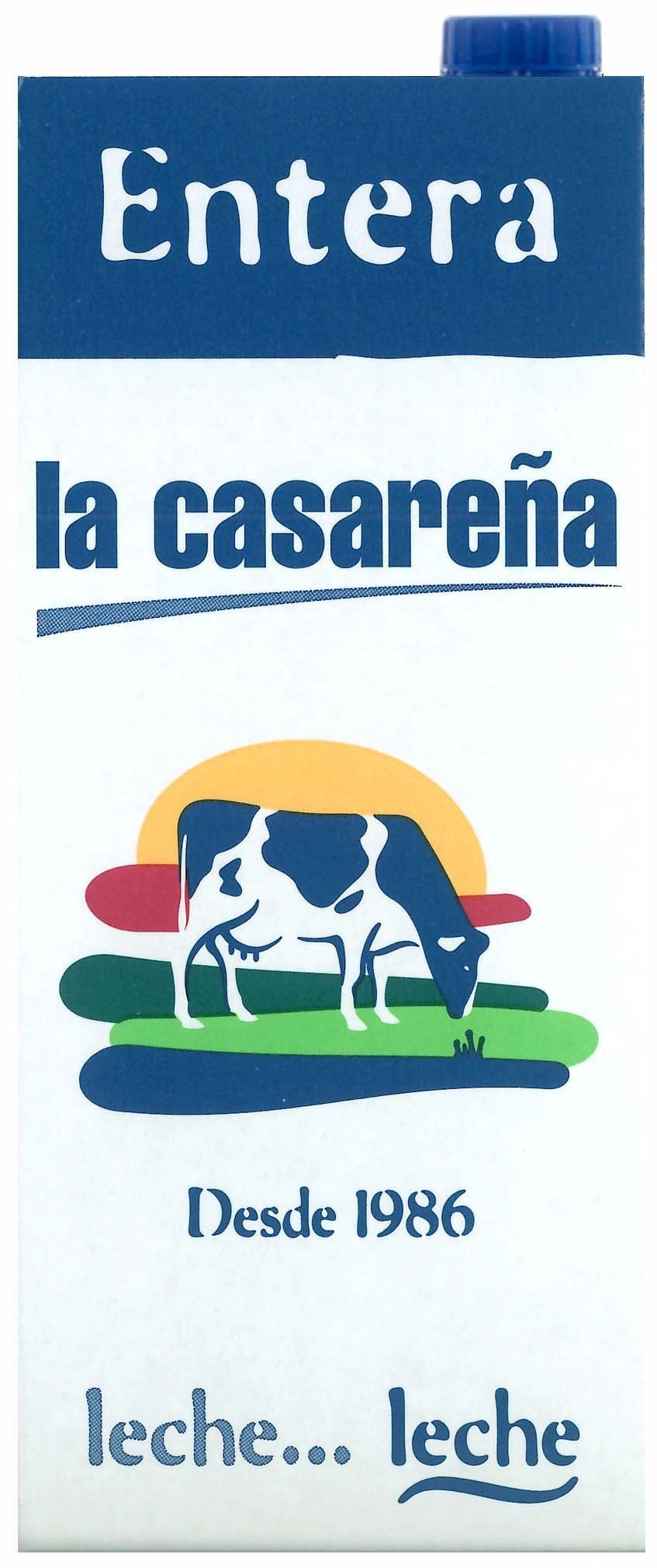 LECHE ENTERA LA CASAREÑA UHT 1 LITRO