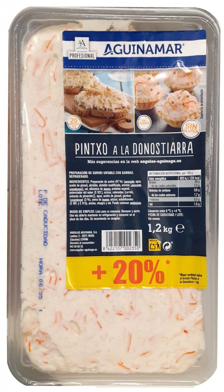 PINCHO DONOSTIARRA KRISSIA 1,2 KG