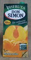 ZUMO S/AZÚCAR MELOCOTÓN DISFRUTA 1 L