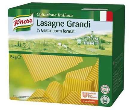 LASAÑA GASTRONOMICA KNORR 5 KG.