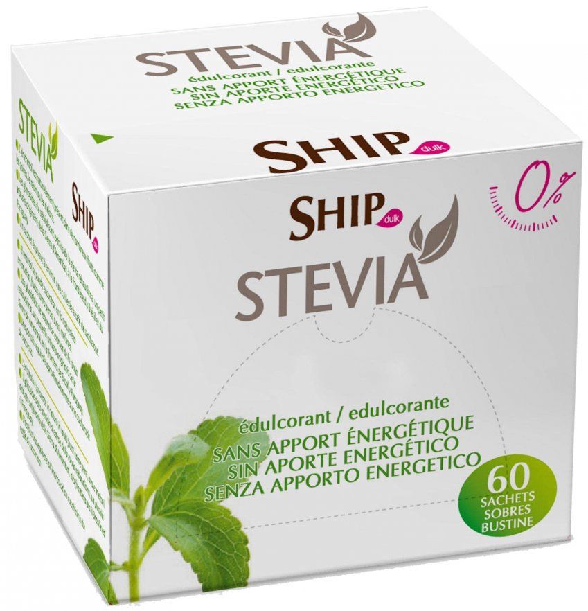 EDULCORANTE STEVIA SHIP SOBRES 60 UNIDADES