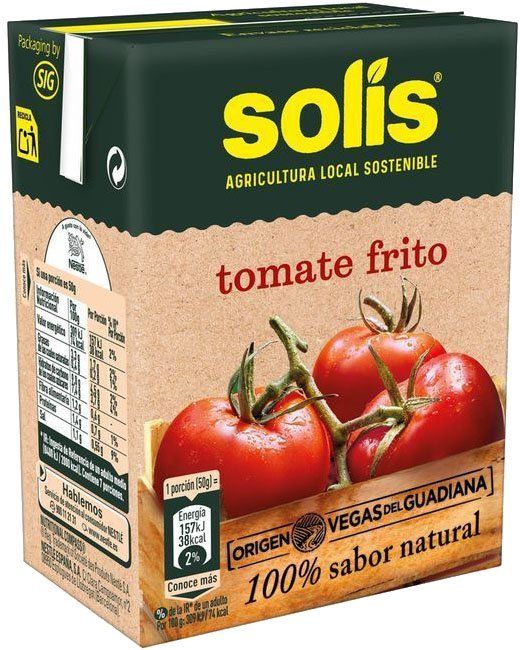 TOMATE FRITO SOLIS BRICK 350 GR.