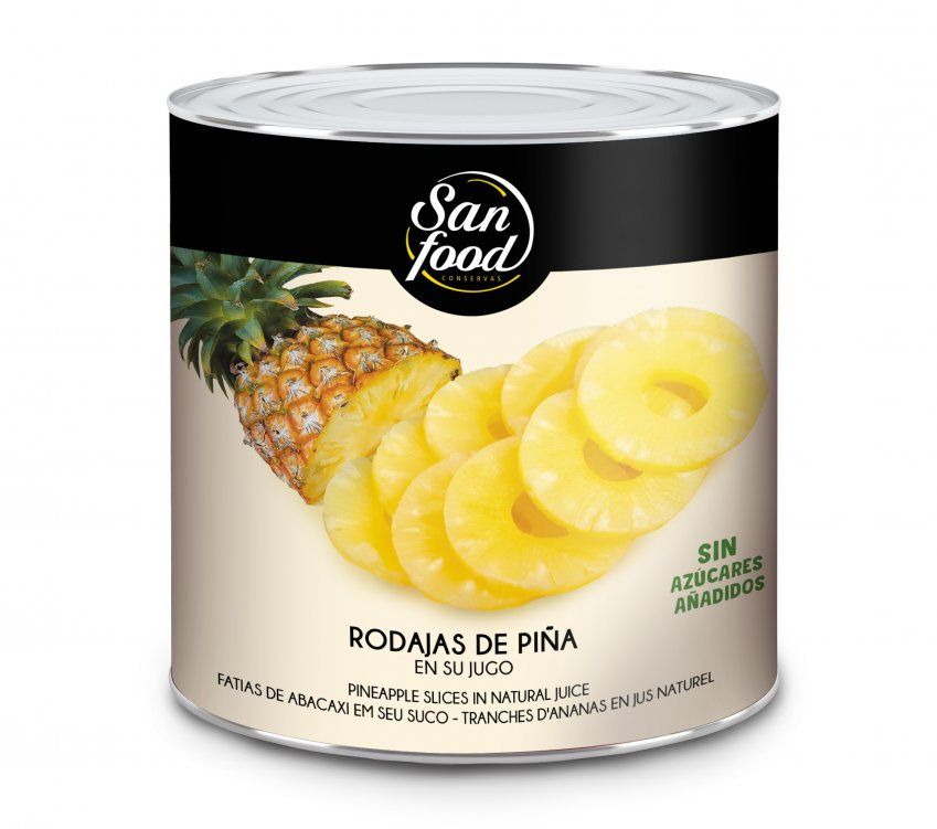 PIÑA EN SU JUGO SANFOOD 3 KG