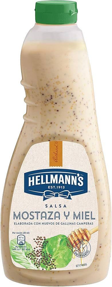 SALSA MOSTAZA Y MIEL HELLMANN'S 1 LT.