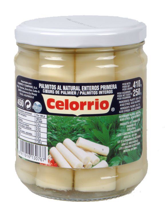 PALMITO ENTERO CELORRIO 3/4 KGS.