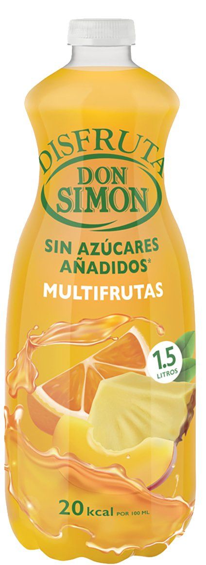 ZUMO S/AZÚCAR MULTIFRUTAS DISFRUTA 1,5 LT