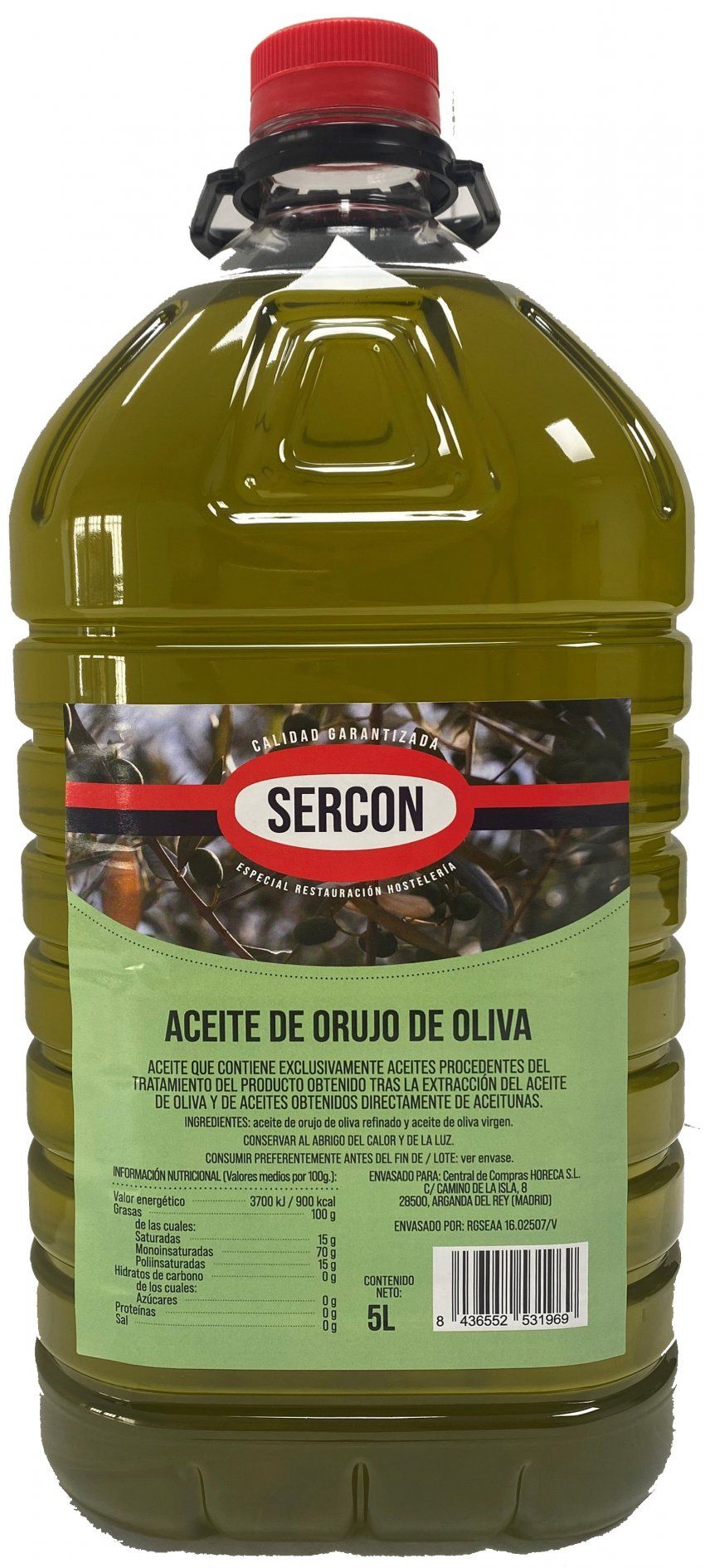 ACEITE ORUJO SERCON 5 LT.