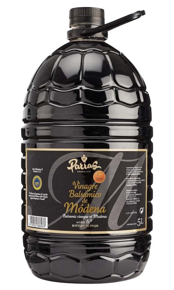 VINAGRE MÓDENA PARRAS 5 L.