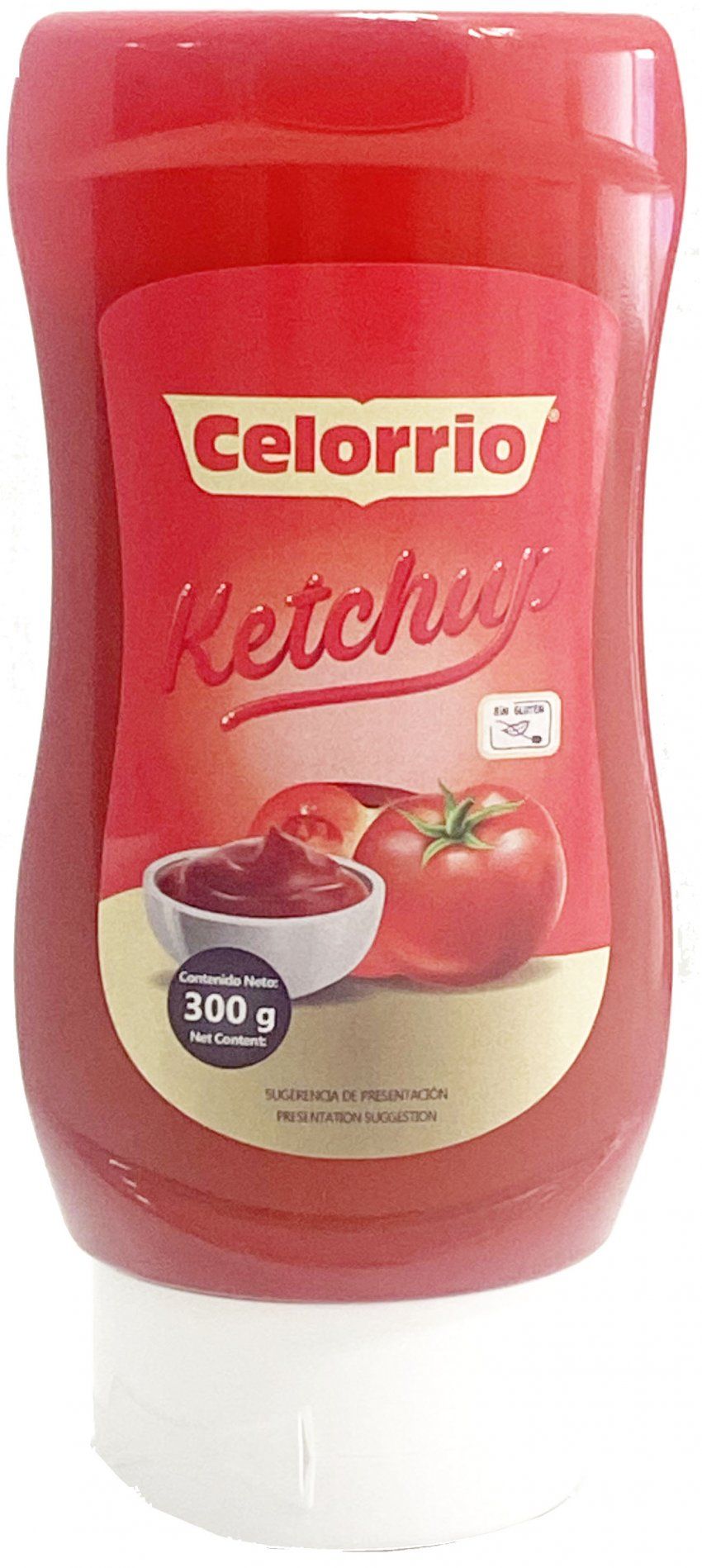 KETCHUP C/DOSIFICADOR CELORRIO 300 ML.