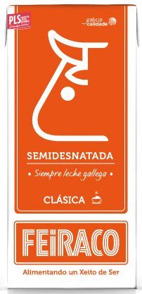 LECHE SEMIDESNATADA HOSTELERIA FEIRACO