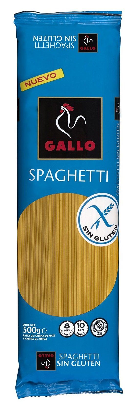 SPAGUETTI SIN GLUTEN GALLO 500 GRS