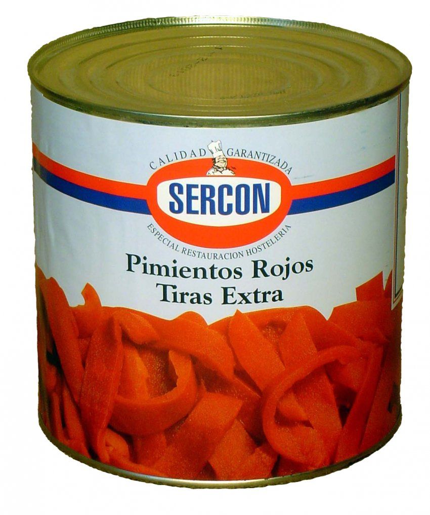 PIMIENTO ROJO EN TIRAS SERCON 3 KG