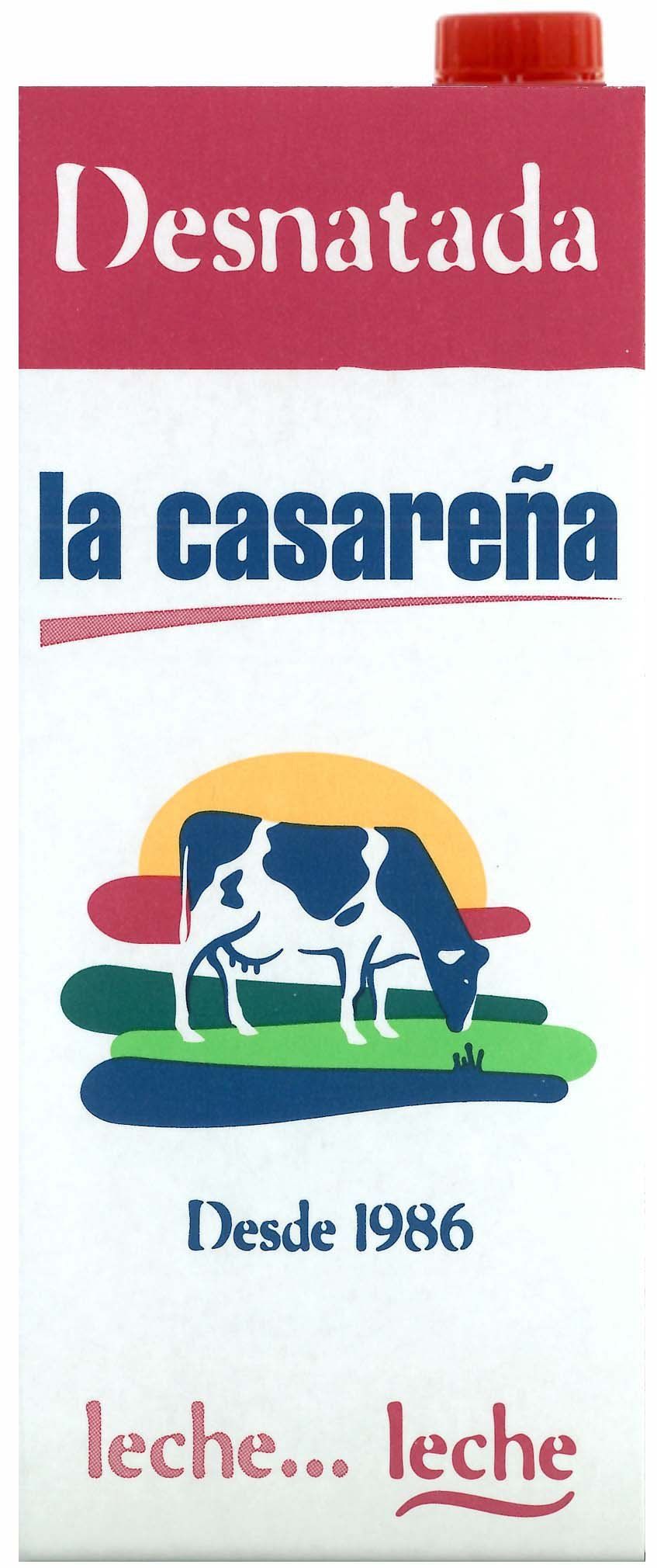 LECHE DESNATADA LA CASAREÑA UHT 1 LITRO