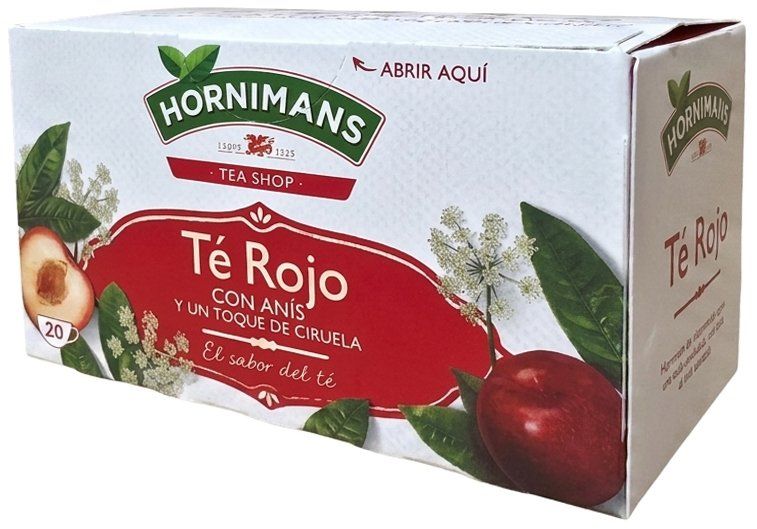 TE ROJO CON ANIS HORNIMANS 25 UNIDADES