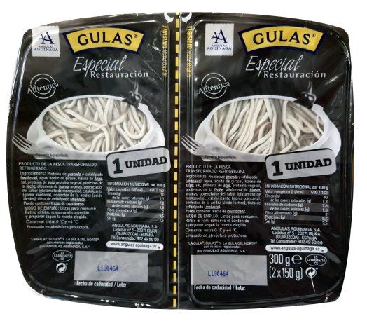 GULAS FRESCAS AGUINAGA 2*150 GR