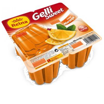 GELATINA NARANJA REINA 100 GR.