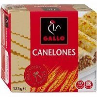 CANELONES NORMALES GALLO 125 GR.