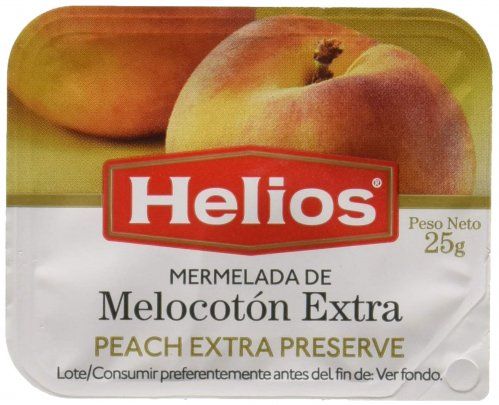 MERMELADA MELOCOTÓN HELIOS 25 GRS