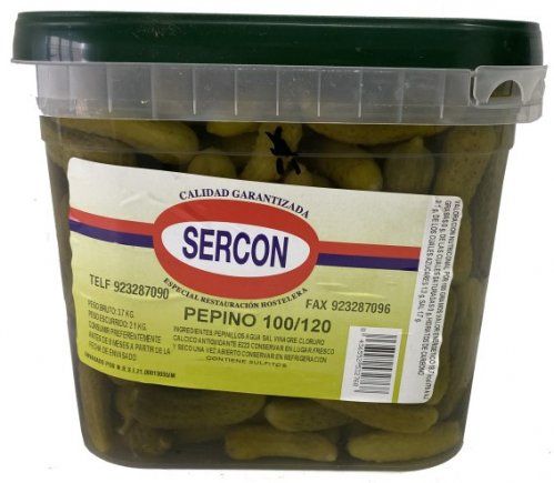 PEPINILLOS 100/120 SERCON 2,5 KGS