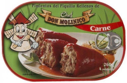 PIMIENTO RELLENO CARNE MOLINICO 260 GRS.