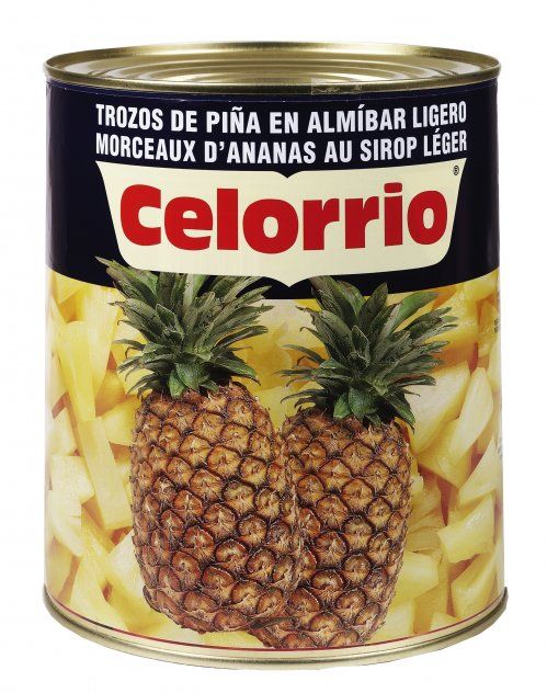 PIÑA EN ALMÍBAR TROZOS CELORRIO 3 KG.