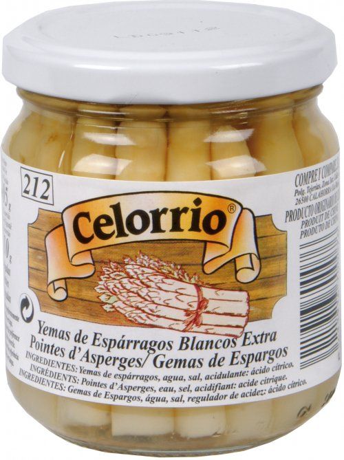 YEMAS DE ESPÁRRAGOS CELORRIO 1/4 KG.