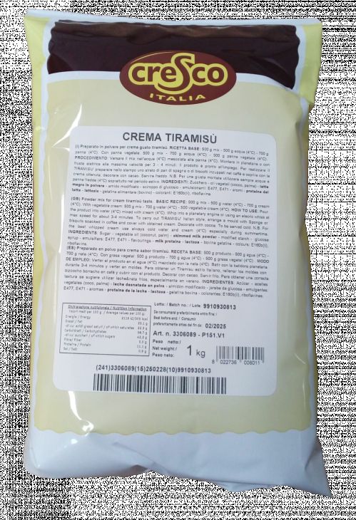 CREMA DE TIRAMISÚ CRESCO 1 KG.