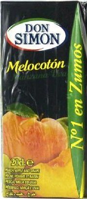 ZUMO S/AZÚCAR MELOCOTON DON SIMON BRICK 200 ML