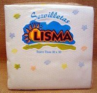 SERVILLETAS LISMA 1 CAPA 30*30