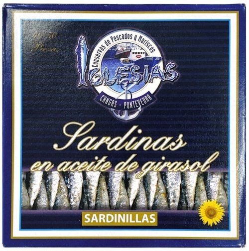 SARDINILLAS ACEITE GIRASOL 40/50 IGLESIAS RO 550