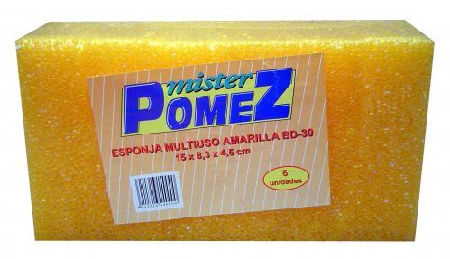ESPONJA MULTIUSO AMARILLA POMEZ