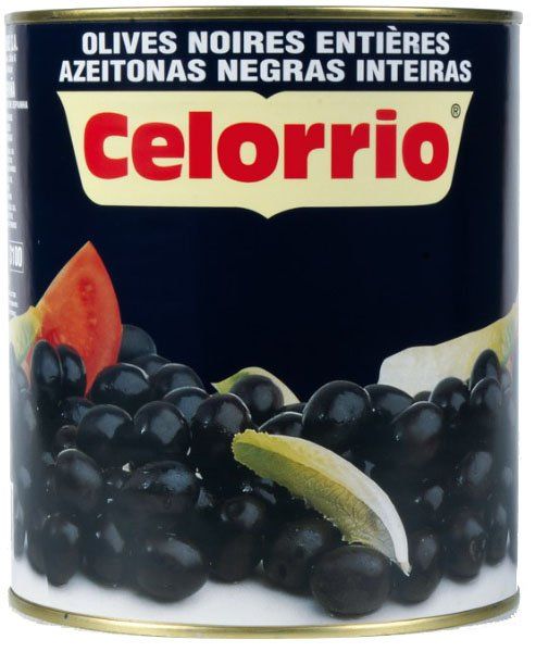 ACEITUNAS NEGRAS C/H 3 KG CELORRIO