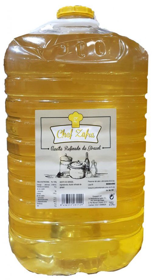 ACEITE GIRASOL CHEF ZAFRA 25 L